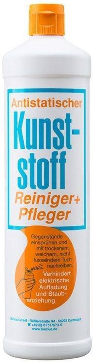 Burnus Antistatische Kunstofreiniger voor Plastic/Plexi/Acrylaat 500ml |  bol.com