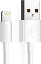Choetech 1.8 Meter 2.4A Fast Charge USB-A naar Apple Lightning Kabel  Wit - IP0027-WHITE