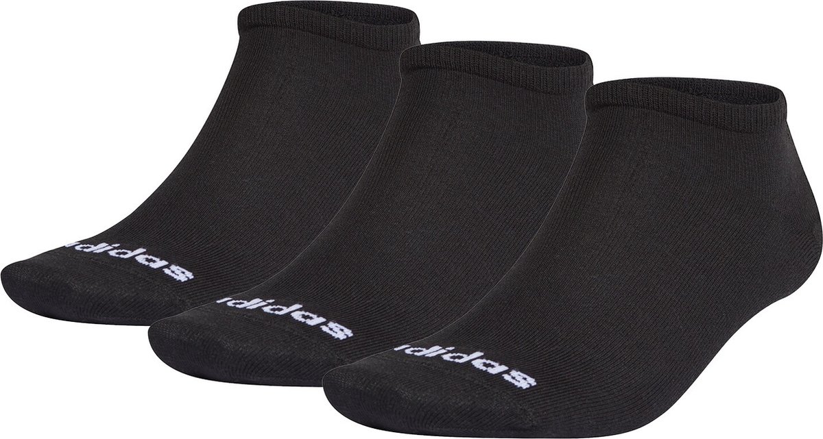 adidas No-Show Socks Zwarte Enkelsokken 46 48