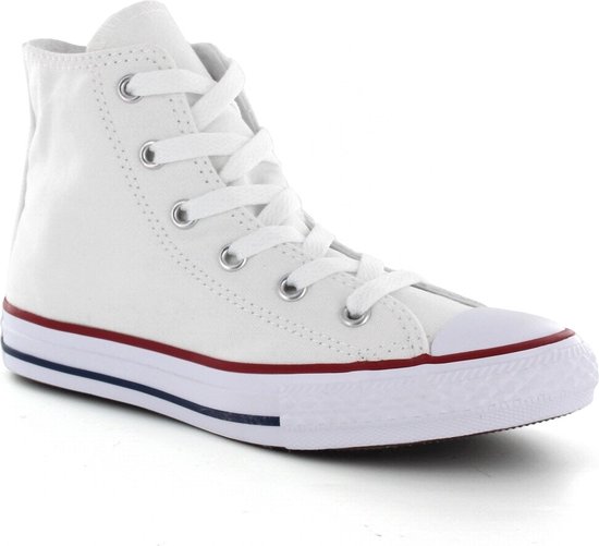 Baskets Converse Fille Chuck Taylor All Star Hi Kids - Blanc - Taille 35
