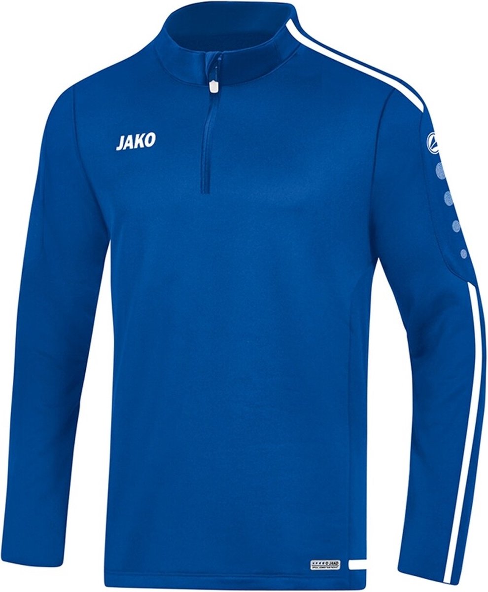 990x1200.jpg Jako Striker 2.0 Ziptop Kinderen - Royal / Wit | Maat: 128 - Afbeelding 1