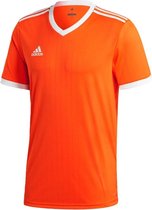 adidas Tabela 18 SS Jersey Teamshirt Heren Sportshirt - Maat XXL  - Mannen - oranje/wit