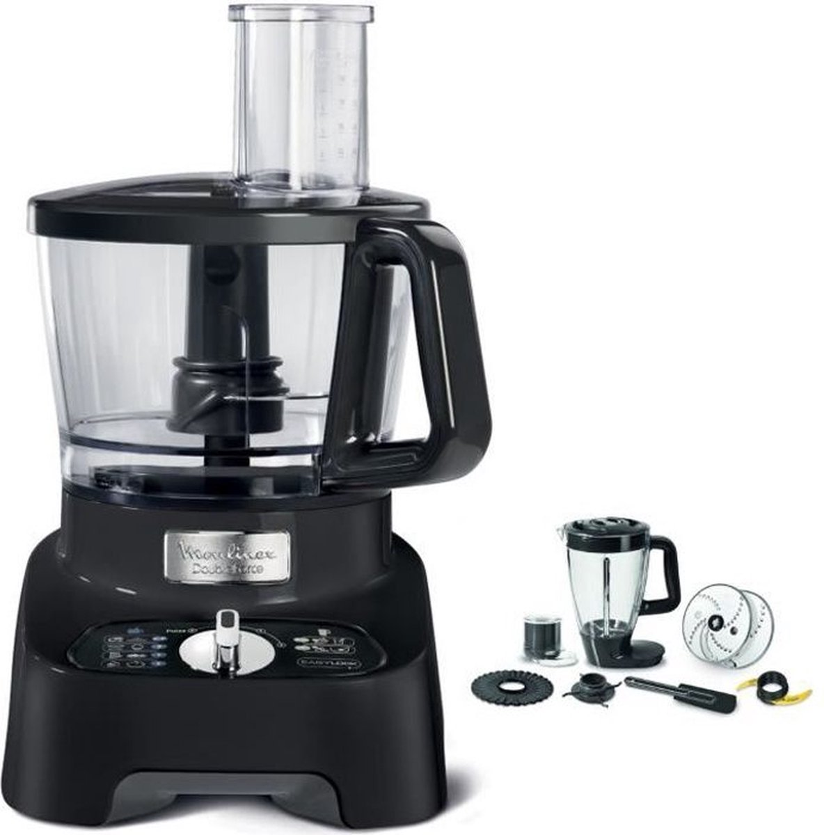 MOULINEX - 1000 W DOUBLE FORCE multifunctionele robot en 8 accessoires FP821811