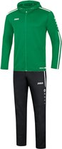 Jako - Hooded Leisure Suit Striker 2.0 Junior - Vrijetijdspak met kap Striker 2.0 - 152 - Groen