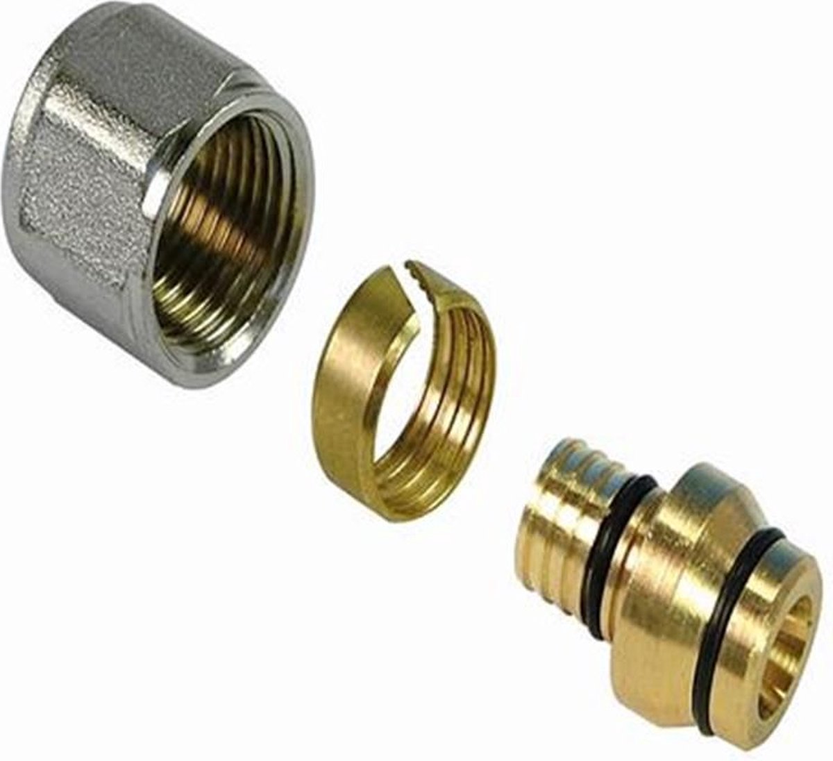 Henco 13 overgangskoppeling - 14 mm knel x Cu 15 mm