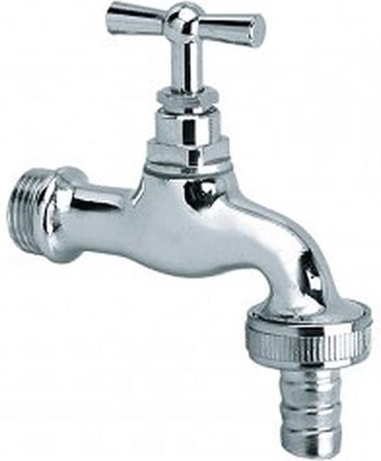 Bonfix robinet 1/2 - manivelle avec flexible pivotant chrome | bol.com