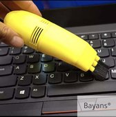 Bayans® - USB stofzuiger - Toetsenbord cleaner - Toetsenbord stofzuiger - Zwart - 2 in 1