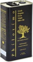 Biologische olijfolie extra vierge Philotimo - Superieure kwaliteit - Koudgeperst - Milde Smaak - Prijswinnaar Great Taste - 3 Liter