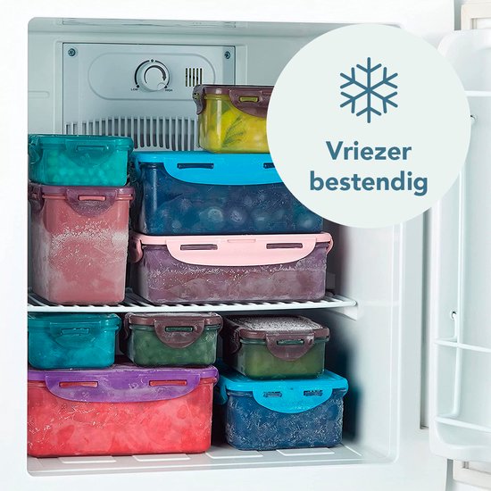 Contenants pour aliments frais Lock & Lock ECO | Boîte à lunch | Boîtes à collations - Set de 5 pièces - Rectangulaires