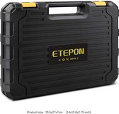 ETEPON ET016 Gereedschapskoffer, gereedschapsset voor thuis en auto, met gereedschapskist, opbergkoffer