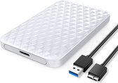 ORICO - Externe Harde schijf behuizing voor 2'5" SATA HDD/SSD - USB3.0 - Wit