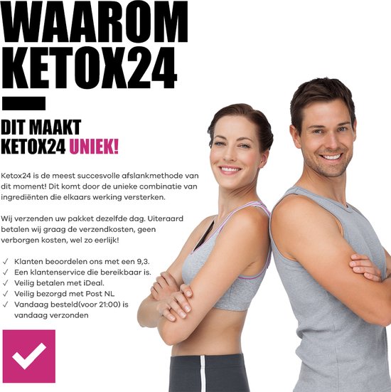 Ketox24 Afslankdruppels Triple actie | Met krachtige ingrediënten voor een mooi figuur - Ketox24
