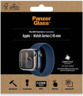 PanzerGlass Screenprotector geschikt voor Apple Watch Series 7 (45mm) Glazen | PanzerGlass Full Body Protector - Case Friendly