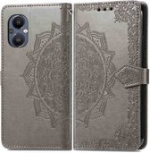 iMoshion Mandala Booktype OnePlus Nord N20 5G hoesje - Grijs