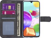 Samsung hoesje voor Galaxy A41 - Zwart - Book Case - Kaarthouder (A415F)