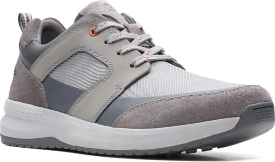 Clarks - Heren schoenen - Wellman Lace - G - Grijs - maat 8,5 | bol.com