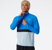 New Balance Accelerate Half Z Sbu Heren Sportshirt - Blue/Multi - Maat L