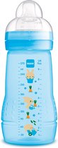 MAM 270ml Easy Active ZUIGFLES 2+ Medium flow Blauw