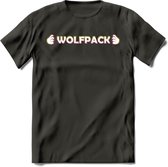 Saitama T-Shirt | Wolfpack Crypto ethereum Heren / Dames | bitcoin munt cadeau - Donker Grijs - 3XL