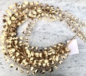 Guirlande bundel goudkleur - 90cm