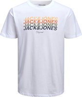 Jack & Jones T-shirt Brady White (Maat: 3XL)