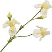 Silk-ka Kunstbloem-Zijden Bloem Iris Tak Geel 102 cm