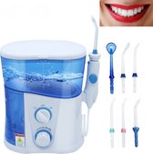 -waterflosser-tanddouche-voor tanden brace schoon-monddouche-met 7 multifunctionele jettips voor familie-1000ml