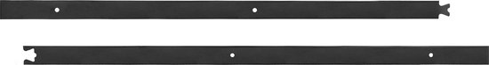 Système de porte coulissante Springos | Portes coulissantes et accessoires | Épaisseur de lame 35-45 mm | 183 cm | Jusqu'à 100 kg | Noir