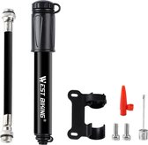 Luxe Fietspomp - Mini - Schrader & Presta Ventiel - Zwart