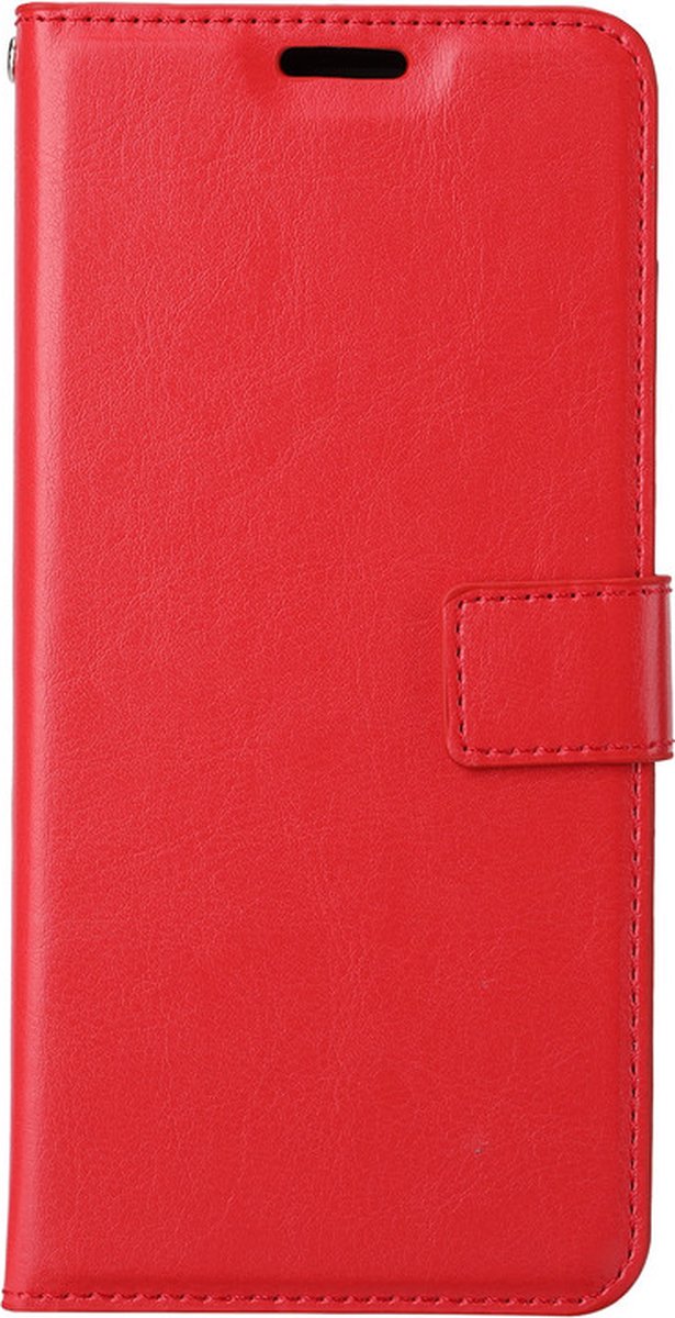 Samsung Galaxy A20e Telefoonhoesje - Bookcase - Ruimte voor 3 pasjes - Kunstleer - SAFRANT1 - Rood