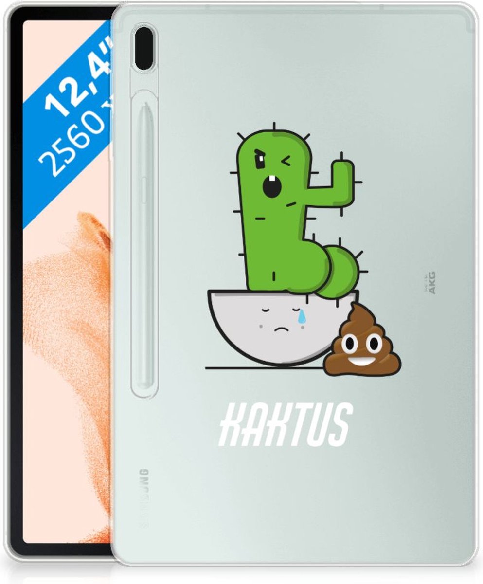 Samsung Galaxy Tab S7FE Tablet Back Cover Cactus Poo