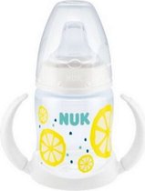 NUK First Choice  Fruit Fles om te leren drinken 150ml - 6-18manden, Limited Edition Geel