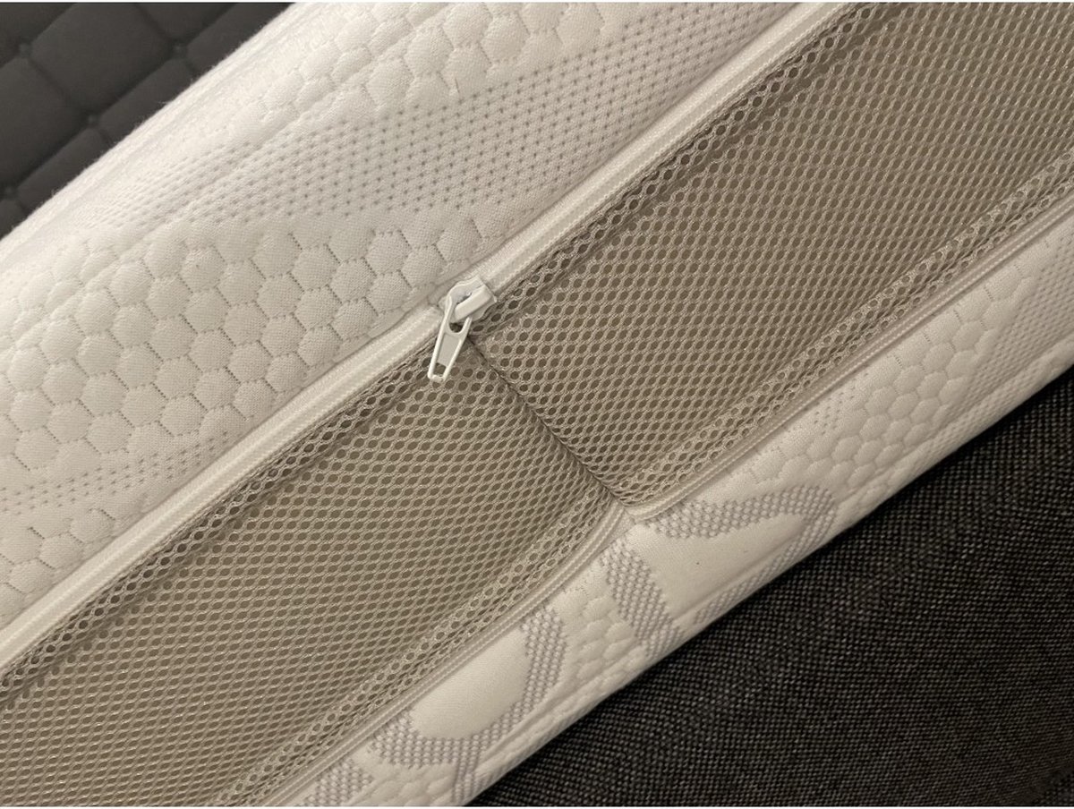 Matras 80x210 - Aegis Prestige - 2-zijdig - HR55 koudschuim - Nasa Traagschuim - 7-zones pocketvering - 4 seizoenen - ca. 25cm dik — afbeelding 6