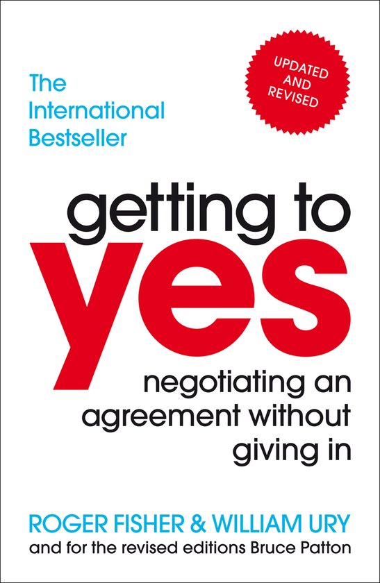 Boek cover Getting to Yes van Roger Fisher (Paperback)