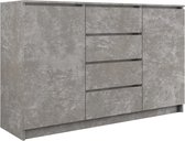 Ladekast - Commode - Betonlook - Dressoir - 140 cm