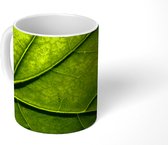Mok - Close-up van blad - 350 ML - Beker