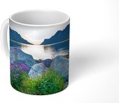 Mok - Ersfjordbotn fjord Noorwegen fotoprint - 350 ML - Beker