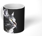 Mok - Wegkijkende kat - 350 ML - Beker