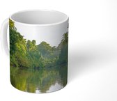 Mok - Grote rivier tussen de bomen van het Nationaal park Corcovado in Costa Rica - 350 ML - Beker