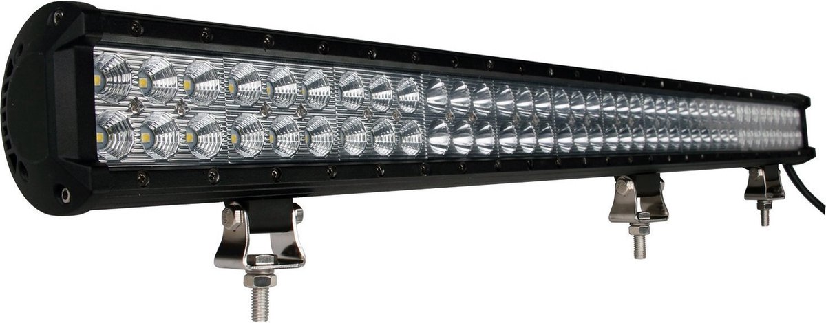 M-Tech LED Lichtbalk - dubbele rij - rechte balk - 216W - 14400 Lumen