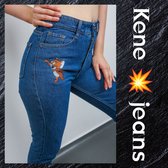Dames jeans hoge taille maat 44