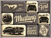 Ford Mustang The Boss. Koelkastmagneten set a 9 st.