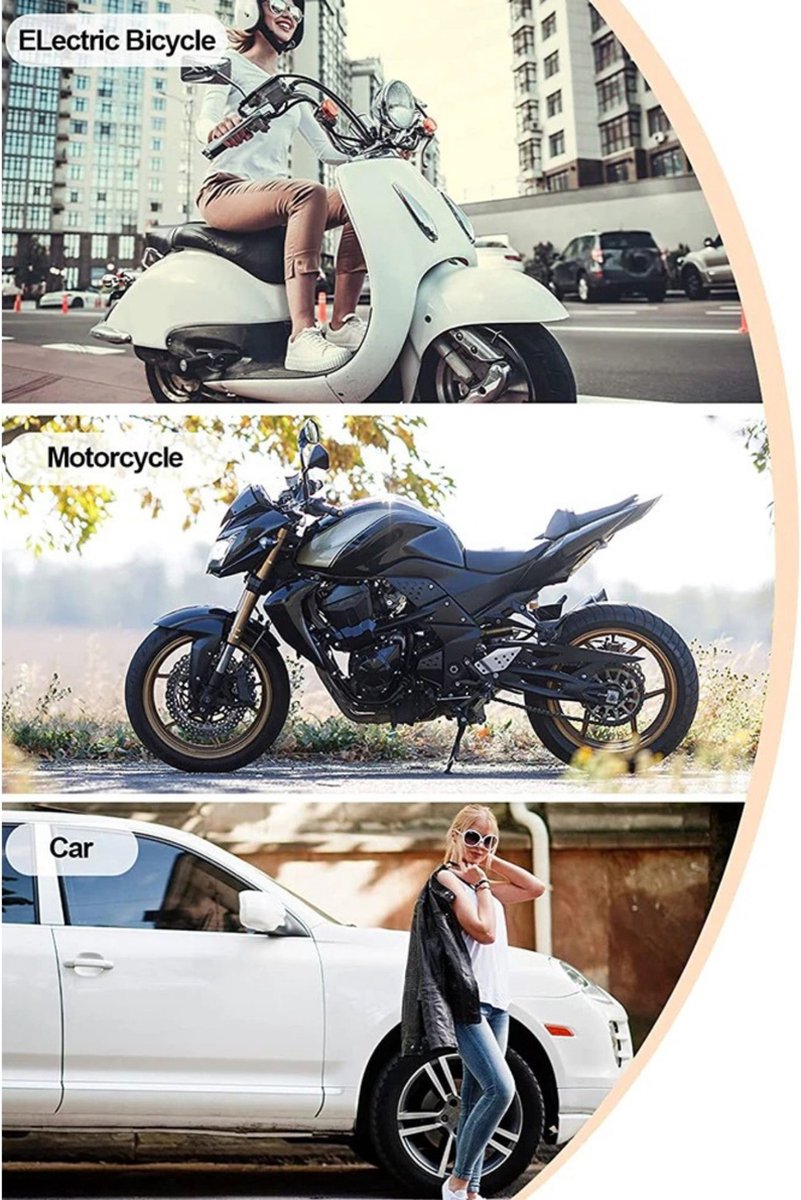 Banden reparatie set - Autobandenplakkers - Bandenreparatieset - Banden repareren - Scooterbandreparatie - Motorbandreparatie - 5 Stuks thumbnail 2