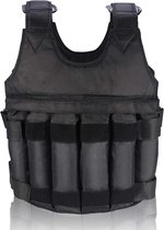 WiseOne gewichtsvest 1 tot 20kg - Gewichtsvest - Verstelbaar - Weight vest - Zwart - Weighted vest - Hardlopen