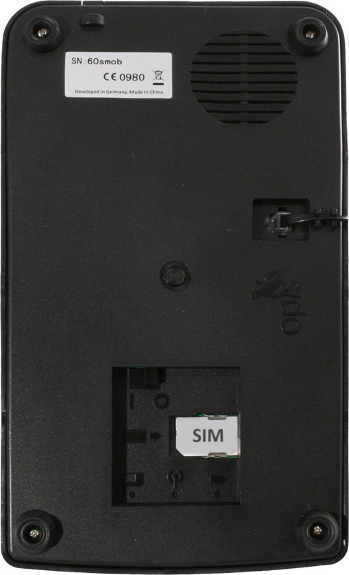 OPIS 60's MOBILE Retro Vaste Telefoon met SIM - Draaischijf - Zwart |  bol.com