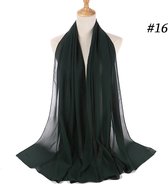 Chiffon Hijab Vrouwen Vlakte Bubble Chiffon Sjaal Hijab Wrap Printe Effen Kleur Sjaals Hoofdband Moslim Hijaabs Sjaals Sjaal