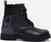 Muyters Veterboots blauw Leer 28607 - Maat 25