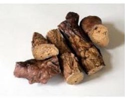 Longen gerookt - Rund 1 Kilo - Gedroogd - Hondensnack - Gedroogd Vlees gerookte Runderlong - natuurlijke snack van de snackmeester
