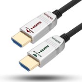 FeizLink 1m HDMI glasvezel kabel 4K 60Hz 18Gbps HDMI2.0b HDR10 HDCP2.2 ARC YUV4:4:4 3D Slank en flexibel voor HD TV / 4K projector/TV Box/Thuisbioscoop