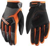 Thor Spectrum - Fietshandschoenen - MTB Handschoenen - Mountainbike - Zwart/ Oranje - Maat 10 (L)